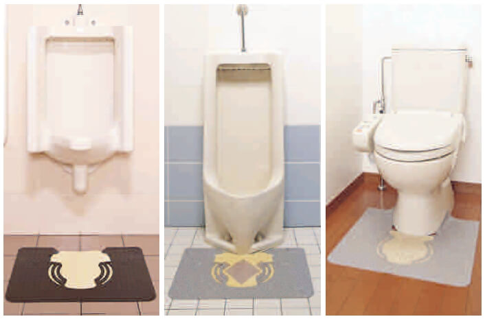 トイレ床汚れ防止ダートルマットｰ固定シートと取替マットのセット | すっきりキレイ.com